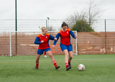 People playing football
